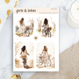 Stickers - Penpaling Paula - Girls & bikes - 1 - Penpaling Paula - Tidformera