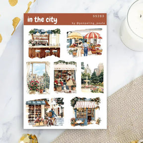 Stickers - Penpaling Paula - In the City - 1 - Penpaling Paula - Tidformera