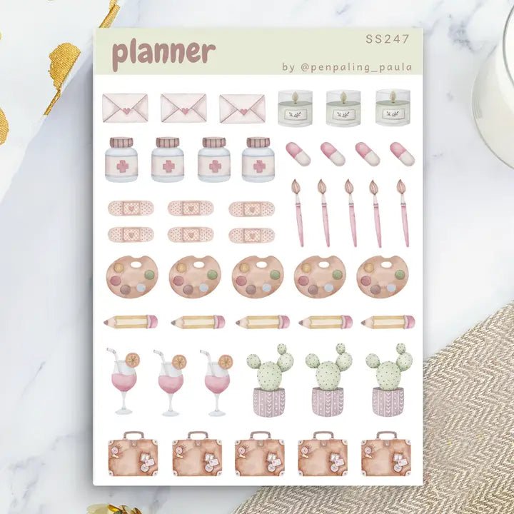 Stickers - Penpaling Paula - Planner 3 - 1 - Penpaling Paula - Tidformera
