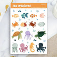 Stickers - Penpaling Paula - Sea Creatures - 1 - Penpaling Paula - Tidformera