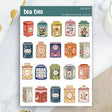 Stickers - Penpaling Paula - Tea tins - 1 - Penpaling Paula - Tidformera