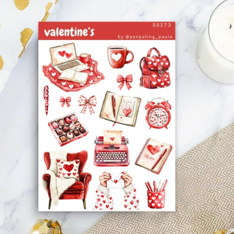 Stickers - Penpaling Paula - Valentine's - 1 - Penpaling Paula - Tidformera