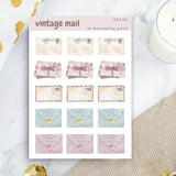 Stickers - Penpaling Paula - Vintage Mail - 1 - Penpaling Paula - Tidformera