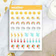 Stickers - Penpaling Paula - Weather - 1 - Penpaling Paula - Tidformera