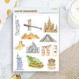 Stickers - Penpaling Paula - World Monuments - 1 - Penpaling Paula - Tidformera