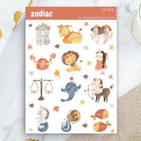 Stickers - Penpaling Paula - Zodiac - 1 - Penpaling Paula - Tidformera