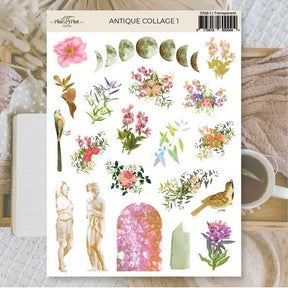Stickers Plan & Plot Studio Vinyl - Antique Collage 1 - 1 - Plan & Plot Studio - Tidformera