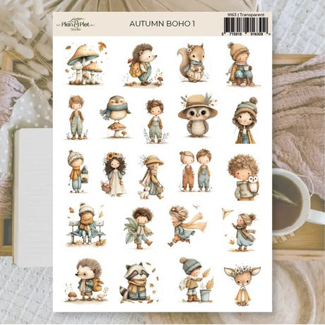 Stickers Plan & Plot Studio Vinyl - Autumn Boho 1 - 1 - Plan & Plot Studio - Tidformera
