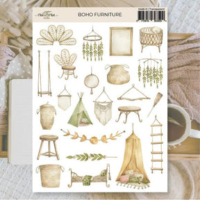 Stickers Plan & Plot Studio - Vinyl - Boho Furniture - 1 - Plan & Plot Studio - Tidformera