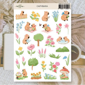 Stickers Plan & Plot Studio Vinyl - Capybara - 1 - Plan & Plot Studio - Tidformera