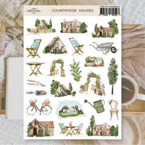 Stickers Plan & Plot Studio - Vinyl - Countryside Houses - 1 - Plan & Plot Studio - Tidformera