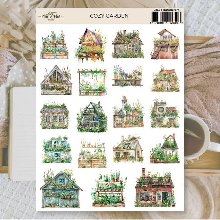 Stickers Plan & Plot Studio Vinyl - Cozy Garden - 1 - Plan & Plot Studio - Tidformera