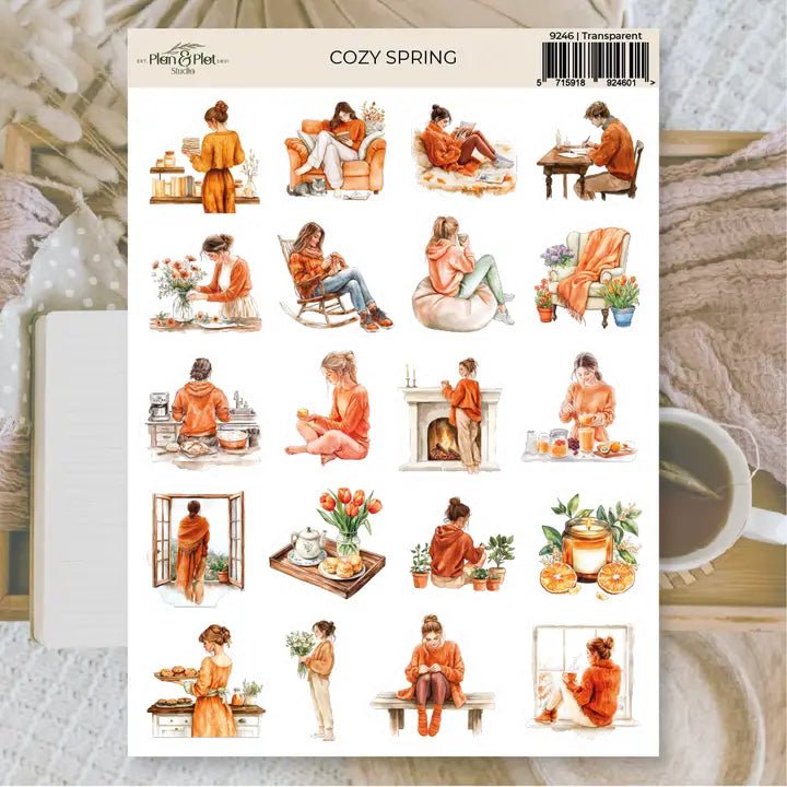 Stickers Plan & Plot Studio Vinyl - Cozy Spring - 1 - Plan & Plot Studio - Tidformera