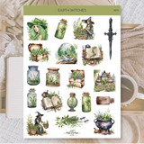 Stickers Plan & Plot Studio Vinyl - Earth witches - 2 - Plan & Plot Studio - Tidformera