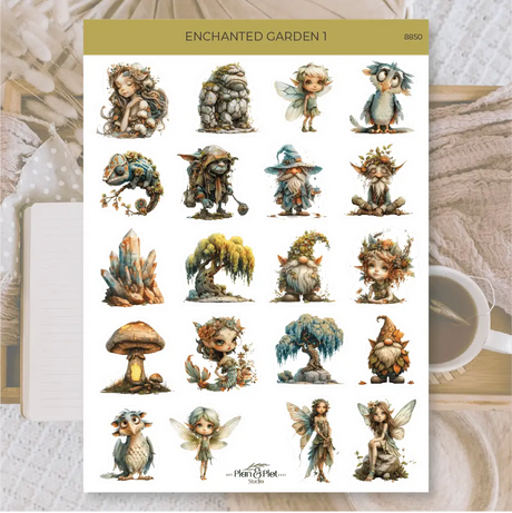 Stickers Plan & Plot Studio - Vinyl - Enchanted garden 1 - 1 - Plan & Plot Studio - Tidformera