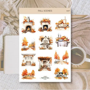 Stickers Plan & Plot Studio Vinyl - Fall Scenes - 1 - Plan & Plot Studio - Tidformera