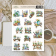 Stickers Plan & Plot Studio Vinyl - Flower Gardening - 1 - Plan & Plot Studio - Tidformera