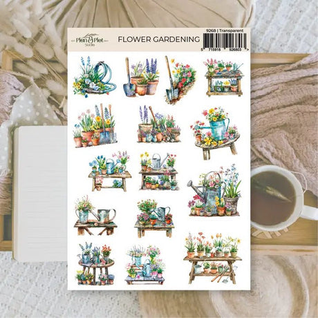 Stickers Plan & Plot Studio Vinyl - Flower Gardening - 1 - Plan & Plot Studio - Tidformera
