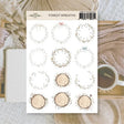Stickers Plan & Plot Studio Vinyl - Forest Wreaths - 1 - Plan & Plot Studio - Tidformera