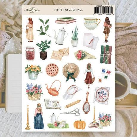 Stickers Plan & Plot Studio Vinyl - Light Academia - 1 - Plan & Plot Studio - Tidformera