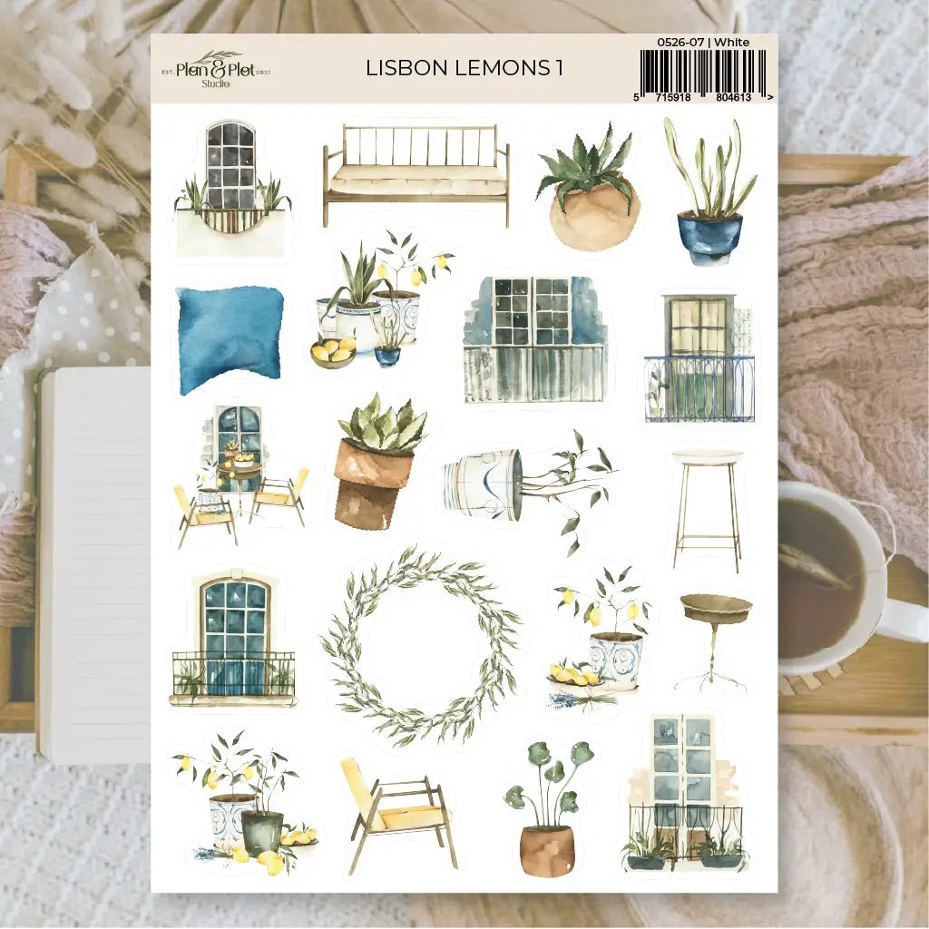Stickers Plan & Plot Studio Vinyl - Lisbon Lemons 1 - 1 - Plan & Plot Studio - Tidformera