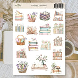 Stickers Plan & Plot Studio Vinyl - Pastel Library - 1 - Plan & Plot Studio - Tidformera