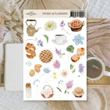 Stickers Plan & Plot Studio Vinyl - Picnic & Flowers - 1 - Plan & Plot Studio - Tidformera