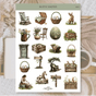 Stickers Plan & Plot Studio Vinyl - Rustic Easter 1 - 1 - Plan & Plot Studio - Tidformera