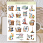 Stickers Plan & Plot Studio Vinyl - Spring Cleaning 1 - 1 - Plan & Plot Studio - Tidformera