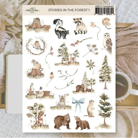 Stickers Plan & Plot Studio Vinyl - Stories in the Forest 1 - 1 - Plan & Plot Studio - Tidformera