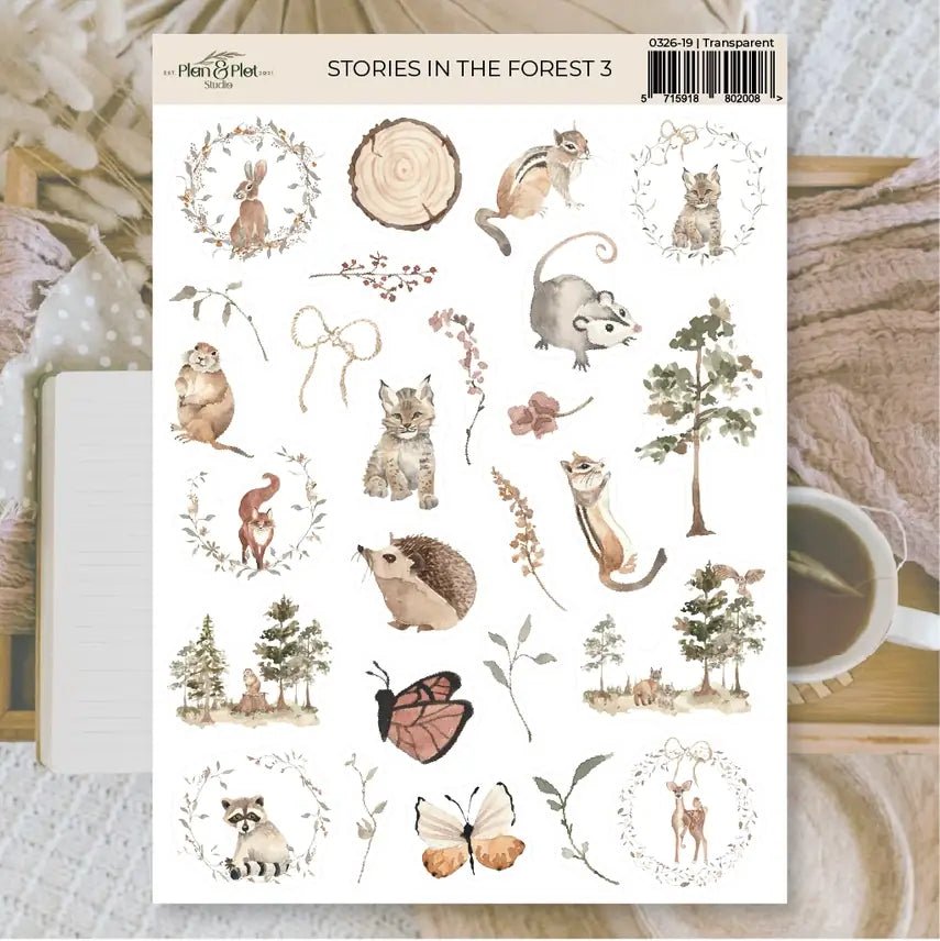Stickers Plan & Plot Studio Vinyl - Stories in the Forest 3 - 1 - Plan & Plot Studio - Tidformera