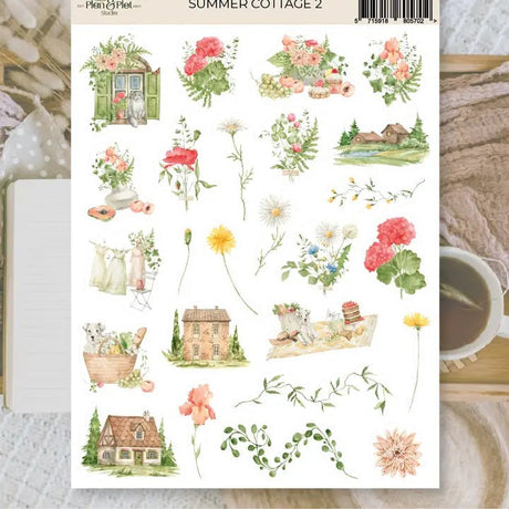 Stickers Plan & Plot Studio Vinyl - Summer Cottage 2 - 1 - Plan & Plot Studio - Tidformera