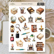 Stickers Plan & Plot Studio Vinyl - Vintage Office 1 - 1 - Plan & Plot Studio - Tidformera