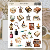 Stickers Plan & Plot Studio Vinyl - Vintage Office 1 - 1 - Plan & Plot Studio - Tidformera