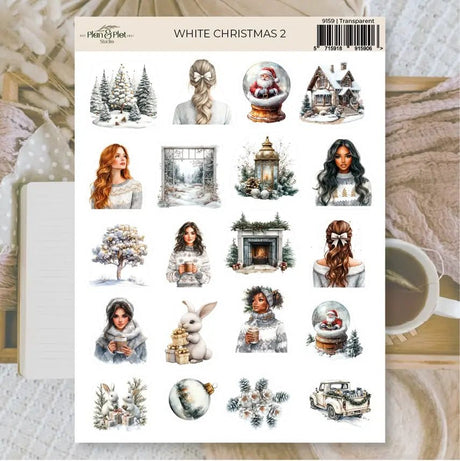 Stickers Plan & Plot Studio Vinyl - White Christmas 2 - 1 - Plan & Plot Studio - Tidformera
