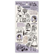 Stickers - Serene Story - Margaret's outing  från Mind Wave. Ett ark med klistermärken där en flicka står i  fokus - Tidformera 