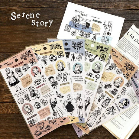 Stickers - Serene Story - Zinnia's dressing up - 3 - Mind Wave - Tidformera