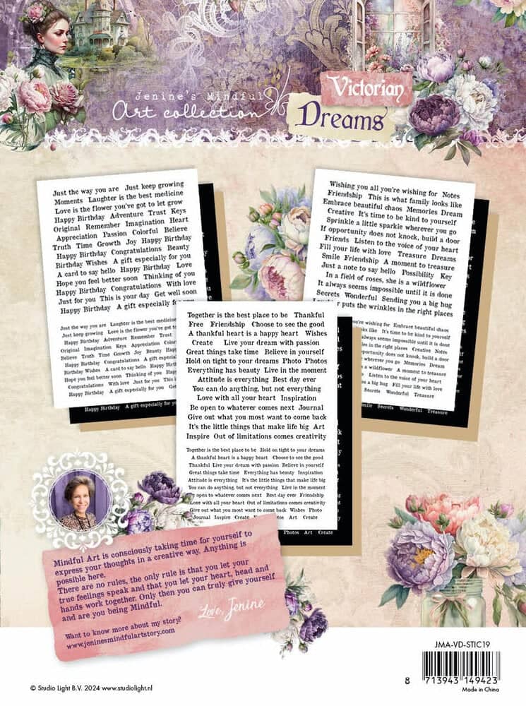 Stickers Studio Light - Victorian Dreams - 2 - Studio Light - Tidformera