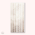Stickers Thin Lace Strip - Brown - 1 - Hello Petite Paper - Tidformera