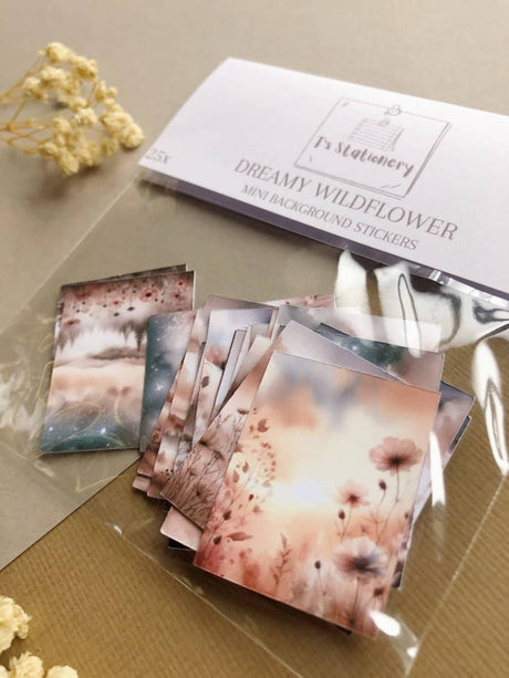 Stickers - T's Stationery - Dreamy Wildflower - 1 - T's Stationery - Tidformera