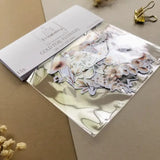 Stickers - T's Stationery - Gold Foil Flowers - 4 - T's Stationery - Tidformera