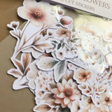 Stickers - T's Stationery - Gold Foil Flowers - 5 - T's Stationery - Tidformera