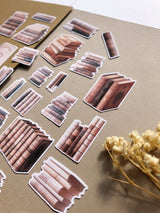 Stickers - T's Stationery - Old aesthetic books - 2 - T's Stationery - Tidformera
