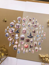 Stickers - T's Stationery - XL Spring witch - 6 - T's Stationery - Tidformera