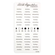Stickers - Typewriter Days Weekly - Black - 1 - The Well-Appointed Desk - Tidformera
