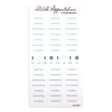 Stickers - Typewriter Days Weekly - Blue - 1 - The Well-Appointed Desk - Tidformera