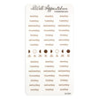 Stickers - Typewriter Days Weekly - Brown - 1 - The Well-Appointed Desk - Tidformera