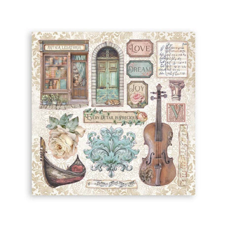 Stickers - Venice City of Art - 5 - Stamperia - Tidformera