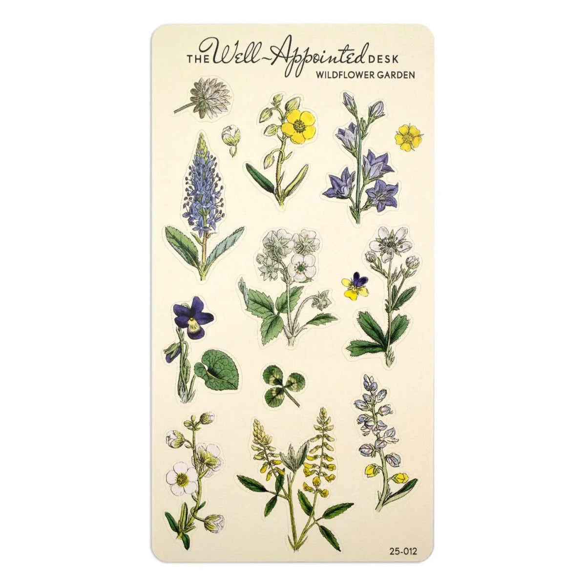 Stickers - Wildflower Garden - 1 - The Well-Appointed Desk - Tidformera