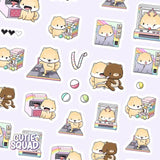 Stickersheet CutieSquad - Arcade Shibas - 2 - CutieSquad - Tidformera